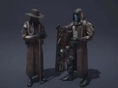 Free sample Squad Of Surviving Stalkers Free 3D model