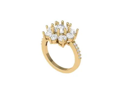 Wedding Ring  3D print model 329