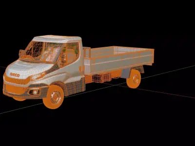 Iveco Daily Pickup Truck 3D model