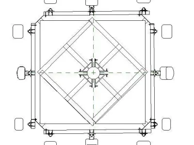 ANTENNA TOWER-2 REVIT FAMILY 2016 3D model