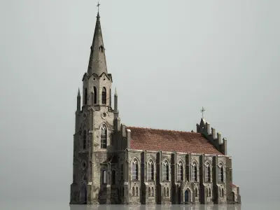 Church 3D model 2