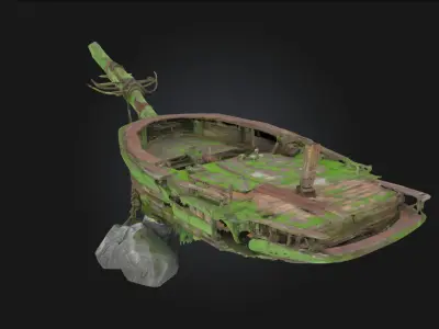 Shipwrecked Dreams  Echoes of a Voyage Lost 3D model