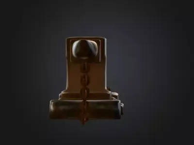 Crimson Forge Binding Altar Low-poly 3D model