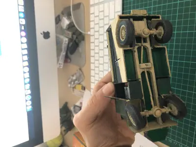 AEC DORCHESTER MORITZ SCALE MODEL and UPGRADE LONG NOSSE 3D print model