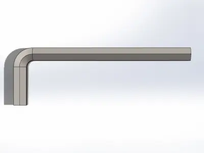 Chave Allen 3-8 Pol Allen Wrench 3D model