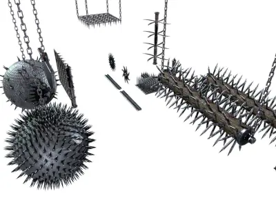 Medieval   Trap Pack  Low-poly 3D model