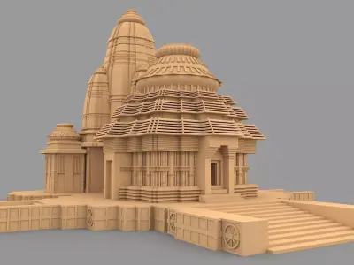 Konark Sun Temple  3D model