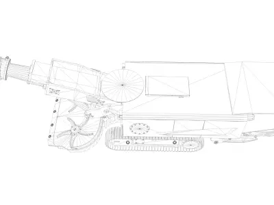 roadheader 3D model
