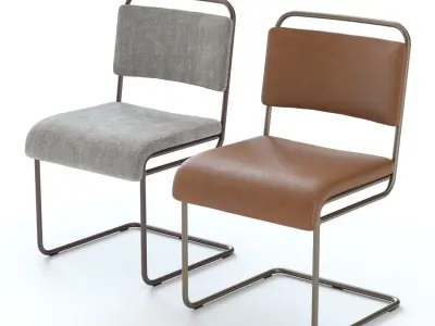 West Elm Industrial Chair 3D model