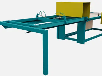 Roll Split Machine 3D model