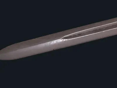 Medieval Sword - Sword - Weapon - Steel Sword -  Old Sword       Low-poly 3D model