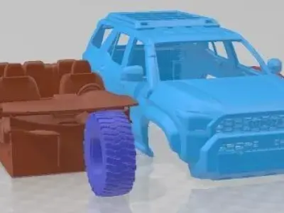 Toyota 4Runner Trailhunter 2025 Printable Car  3D print model