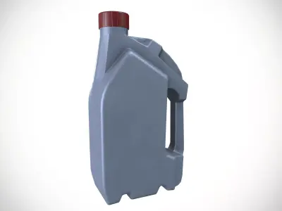 Oil can Low-poly 3D model get