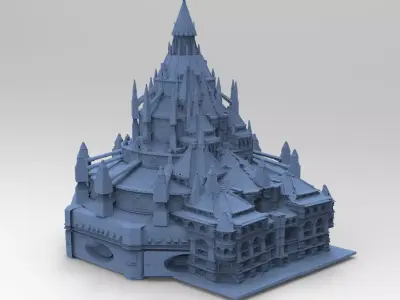 Minister for magic Grand Tower 2 3D model