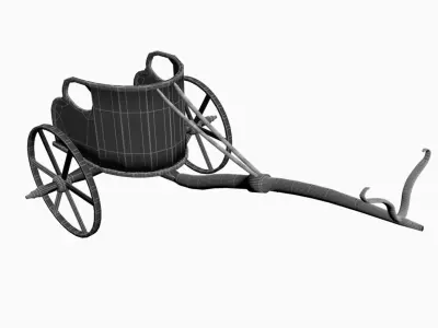 King Tut Chariot  3D model