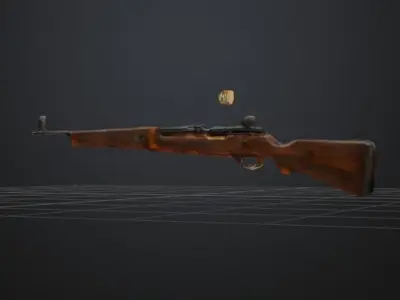 World War 2 weapon 3D model