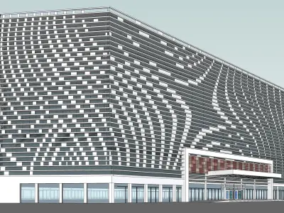 Sketchup Building V3 3D model