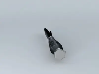 Tactical Knife LowPoly INGAME Free 3D model