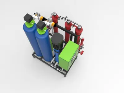 pharmaceutical osmosis 3D model