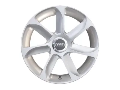 Audi TT Alloy Wheel PBR 3D model