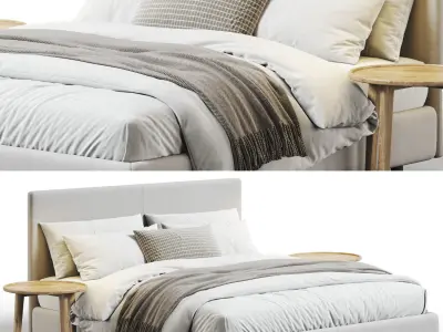 Flexform Oltre Bed 3D model purchase