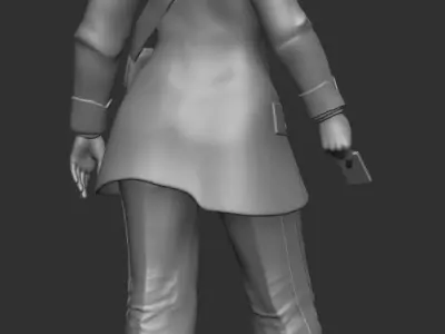 Carabiniere Donna 3D print model