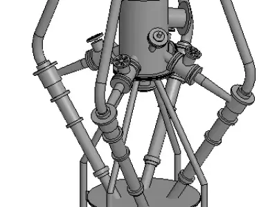 Gypsum cyclone 3D model