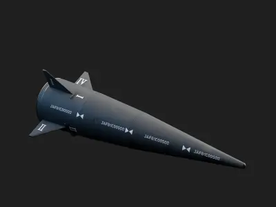 Fattah Hypersonic missile 3D model