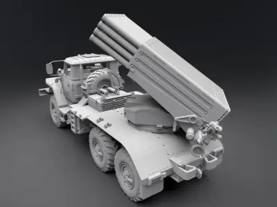 BM21 Grad Scale model 3D print model