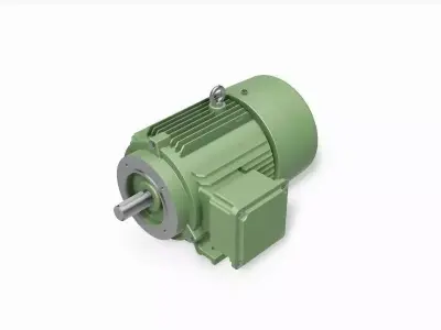 112M B34a Right IEC electric motor - 3D CAD model 3D model
