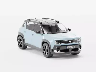Renault 4 E Tech Free 3D model