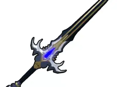 The god sword Low-poly 3D model
