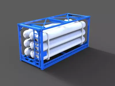 Gas Container 3D print model