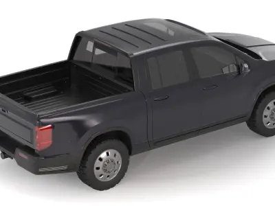 Generic Pickup Truck 04 3D model