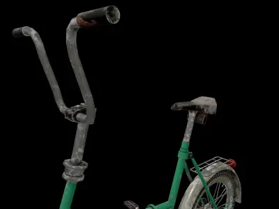 Bicycle Low-poly 3D model buy