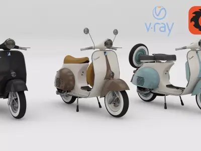 Piaggio Vespa 3D model