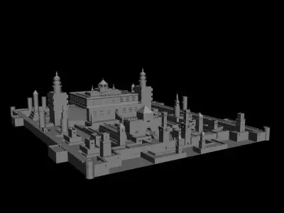 fictive Castle 3D model