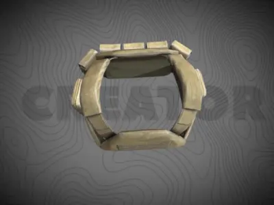  Body armor Plate 3D model