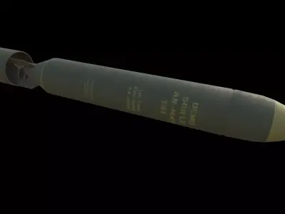 armor piercing bomb 02 3D model