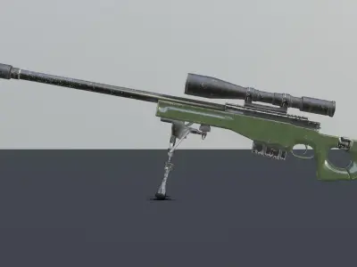 AWM - Arctic Warfare Magnum 3D model