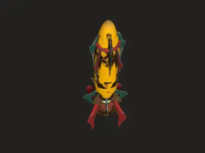 Old Rocket 3D model