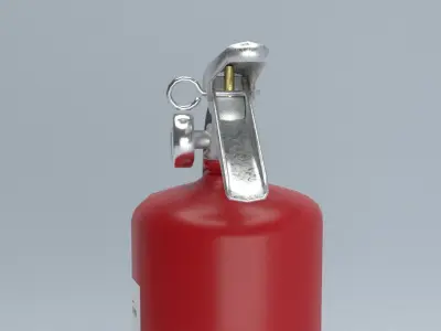 Fire Extinguisher Low-poly 3D model 57