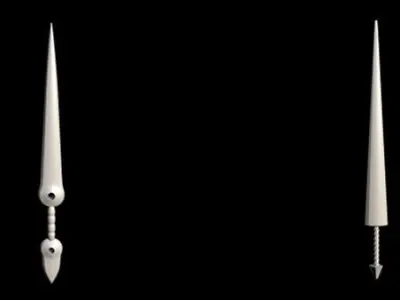 58 Sword Base Mesh Pack Low-poly 3D model