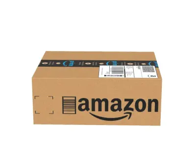 Amazon Box 1H PBR 12 Low-poly 3D model