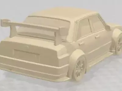 Renault 7 1982 Tuning Printable Car 3D print model