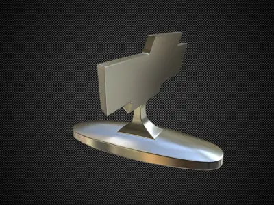 chevrolet logo 3D model