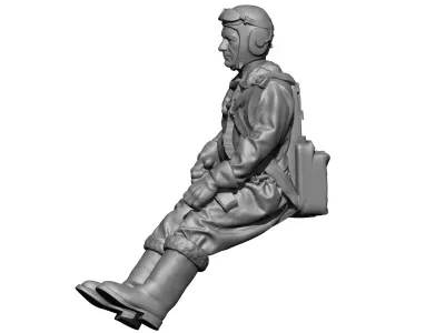 Soviet Pilot  3D print model