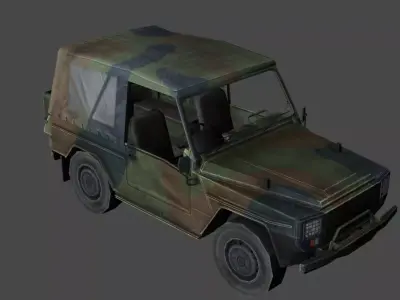 Peugeot P4  Low-poly 3D model