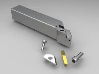 Cutter metal cutting tool Free 3D model