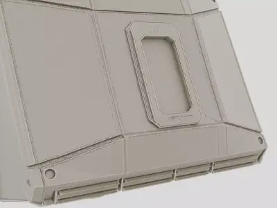 Industrial Factory Machine Guard Cover for 3D print 3D model